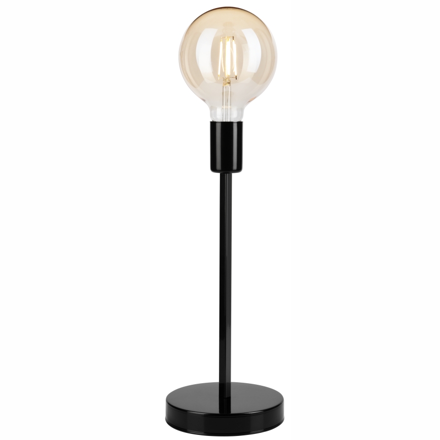 Lampa stołowa ASTRID 1xE27/60W/230V czarny błyszczący