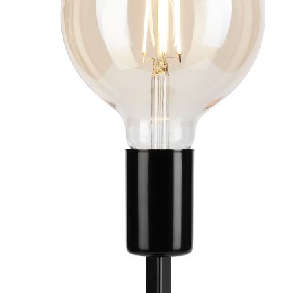 Lampa stołowa ASTRID 1xE27/60W/230V czarny błyszczący