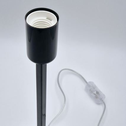 Lampa stołowa ASTRID 1xE27/60W/230V czarny błyszczący