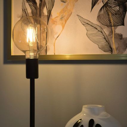 Lampa stołowa ASTRID 1xE27/60W/230V matowa czarny