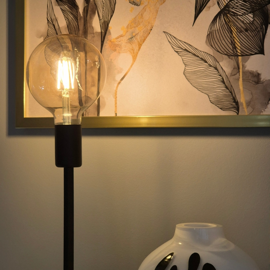Lampa stołowa ASTRID 1xE27/60W/230V matowa czarny