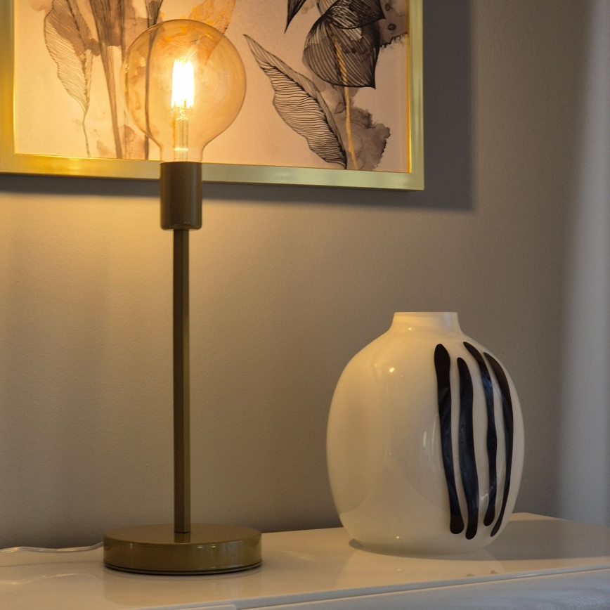 Lampa stołowa ASTRID 1xE27/60W/230V złoty