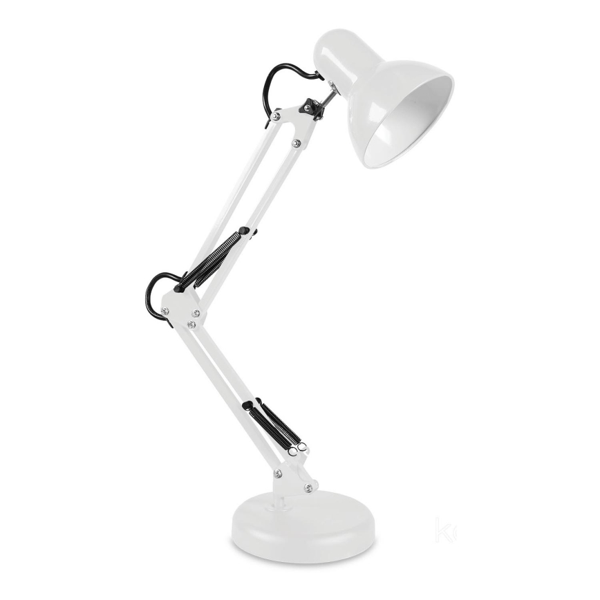 Lampa stołowa AURIQ 1xE27/60W/230V biała