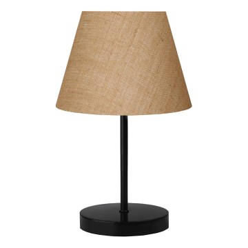 Lampa stołowa AYD 1xE27/40W/230V brązowa/czarna