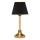 Lampa stołowa AYD 1xE27/40W/230V czarna/złota