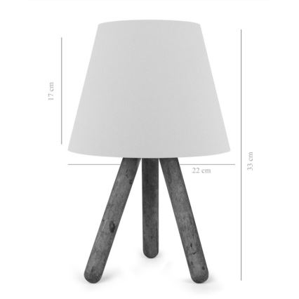 Lampa stołowa AYD 1xE27/60W/230V beżowa