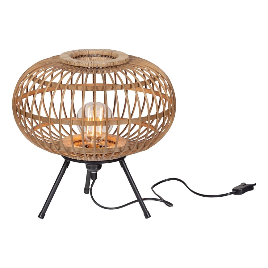 Lampa stołowa BASICLABEL 1xE27/40W/230V bambus
