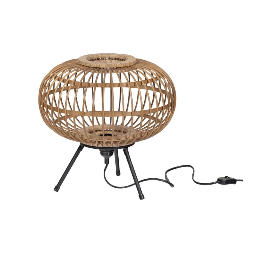Lampa stołowa BASICLABEL 1xE27/40W/230V bambus