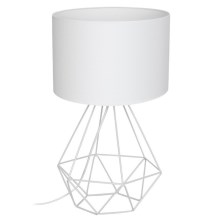 Lampa stołowa BASKET 1xE27/60W/230V biały