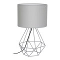 Lampa stołowa BASKET 1xE27/60W/230V szary