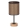 Lampa stołowa BENITA 1xE27/60W/230V 30 cm brązowa/dąb