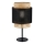 Lampa stołowa BOHO 1xE27/15W/230V czarna/rattan