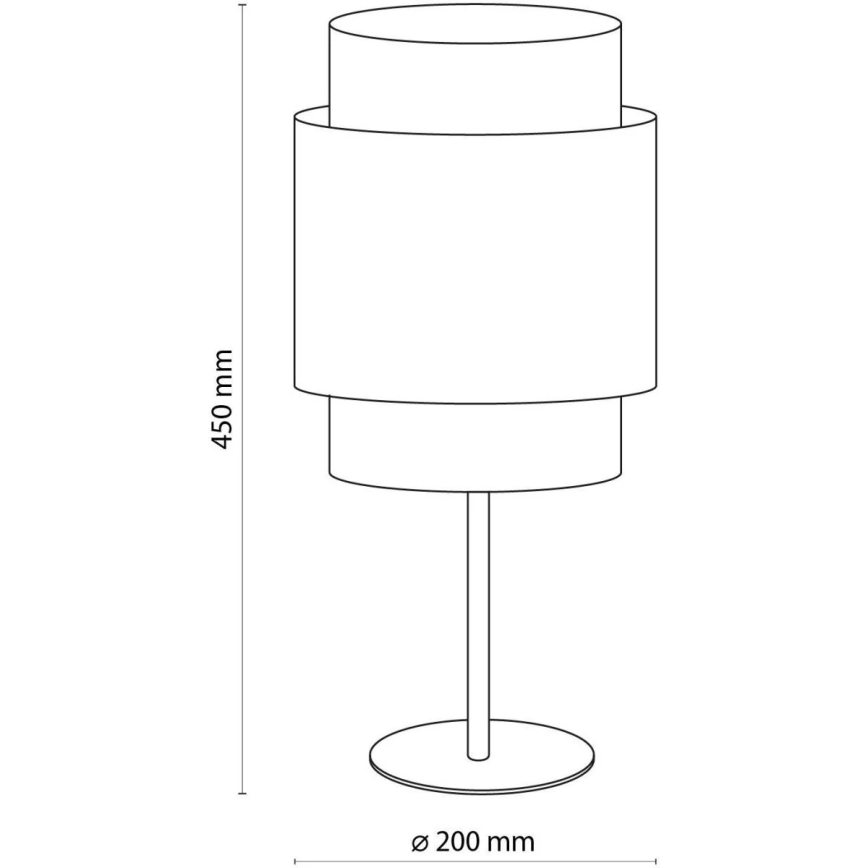 Lampa stołowa BOHO 1xE27/15W/230V czarna/rattan