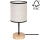 Lampa stołowa BOHO 1xE27/25W/230V dąb
