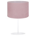 Lampa stołowa BRISTOL 1xE14/15W/230V różowy/biały
