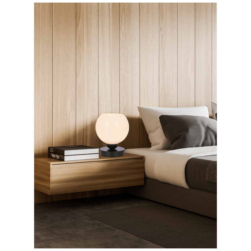 Lampa stołowa CALDERA 1xE27/60W/230V czarna