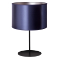 Lampa stołowa CANNES 1xE14/15W/230V 20 cm niebieski/srebrny/czarny