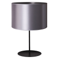 Lampa stołowa CANNES 1xE14/15W/230V 20 cm srebrny/czarny