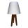 Lampa stołowa CONE 1xE27/60W/230V dąb biały