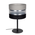 Lampa stołowa CORAL 1xE27/60W/230V czarna/szara