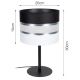 Lampa stołowa CORAL 1xE27/60W/230V czarny/biały
