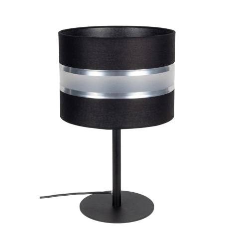 Lampa stołowa CORAL 1xE27/60W/230V czarny