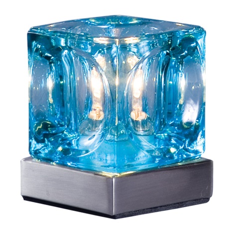 Lampa stołowa  DECORA niebieska