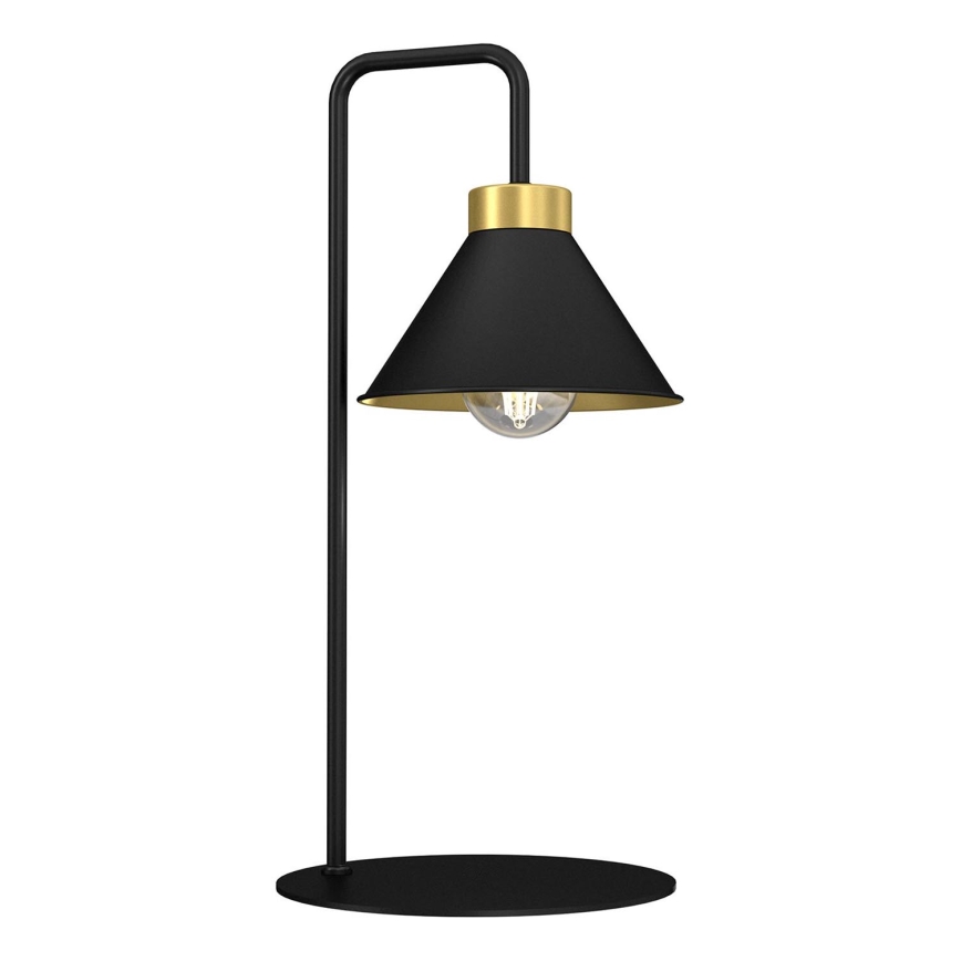 Lampa stołowa DEMET 1xE27/15W/230V czarny/złoty