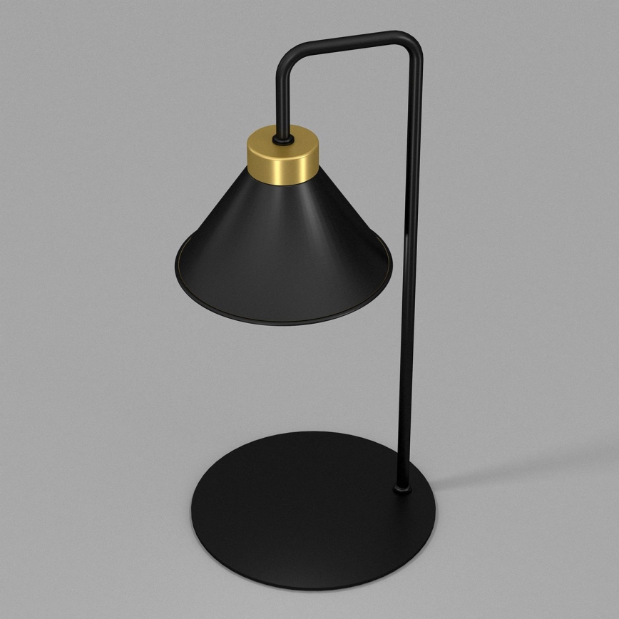 Lampa stołowa DEMET 1xE27/15W/230V czarny/złoty