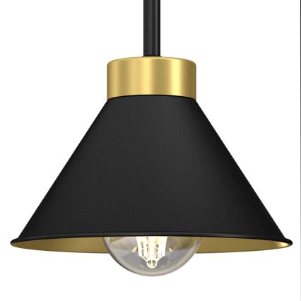 Lampa stołowa DEMET 1xE27/15W/230V czarny/złoty