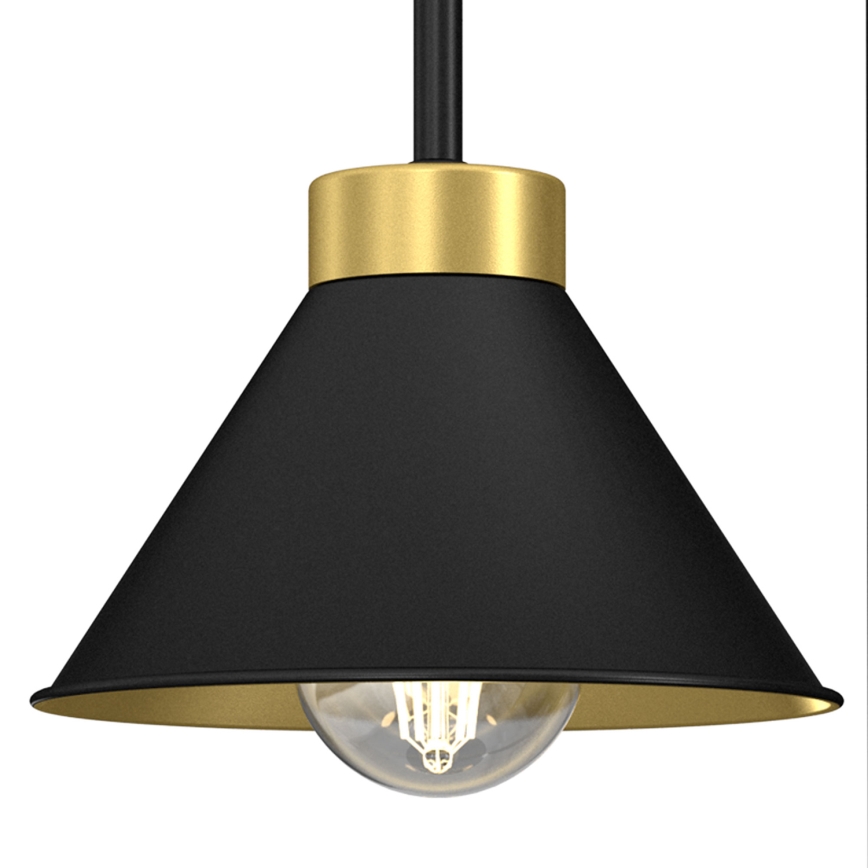 Lampa stołowa DEMET 1xE27/15W/230V czarny/złoty