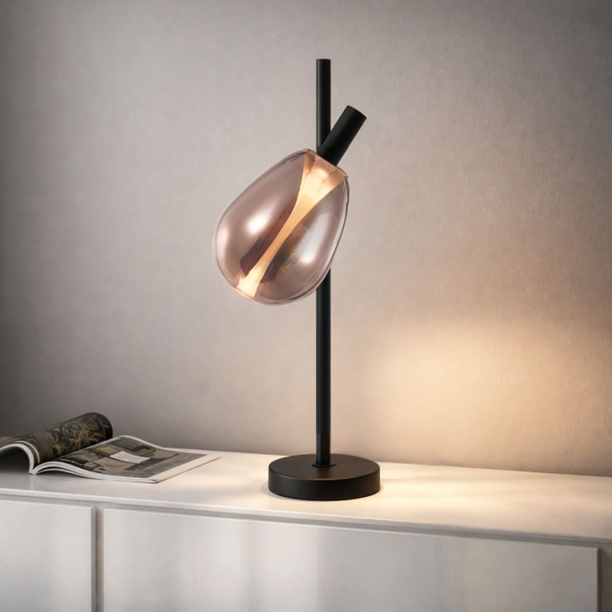 Lampa stołowa DENSO 1xG9/5W/230V miedziana/czarna