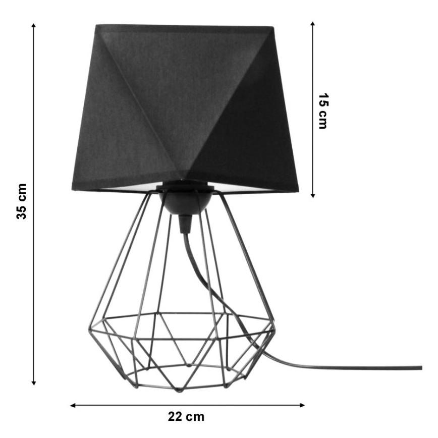 Lampa stołowa DIAMENT 1xE27/60W/230V