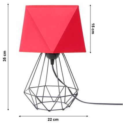 Lampa stołowa DIAMENT 1xE27/60W/230V