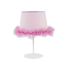 Lampa stołowa dziecięca BALLET 1xE14/40W/230V różowy