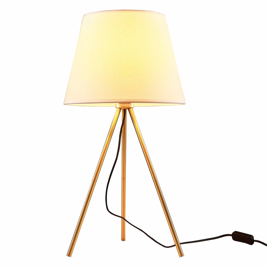 Lampa stołowa ELENA 1xE27/20W/230V białe