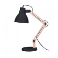 Lampa stołowa FALUN 1xE27/25W/230V czarna/dąb