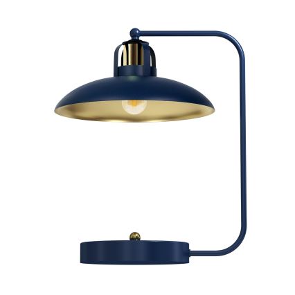 Lampa stołowa FELIX 1xE27/60W/230V niebieski