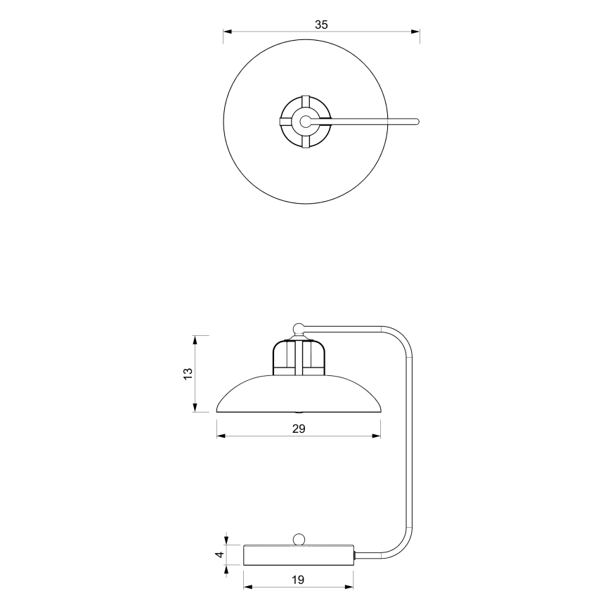 Lampa stołowa FELIX 1xE27/60W/230V zielony