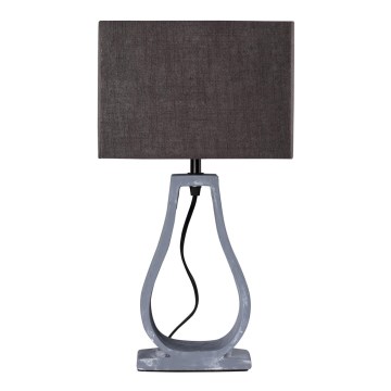 Lampa stołowa FEMO 1xE14/40W/230V szary/brązowy