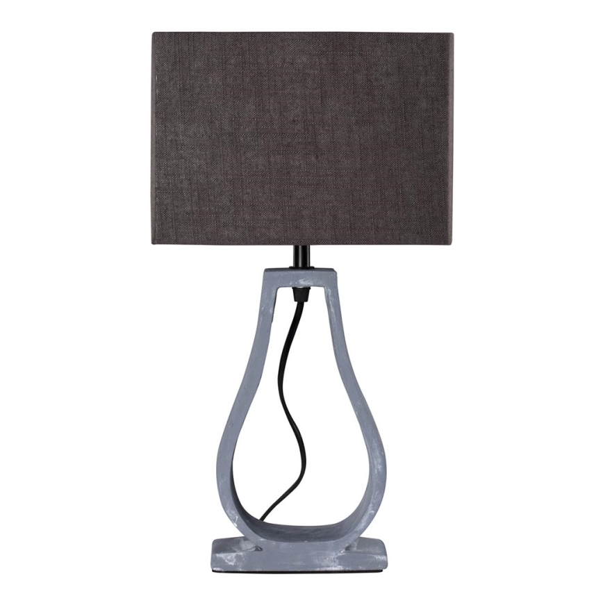 Lampa stołowa FEMO 1xE14/40W/230V szary/brązowy