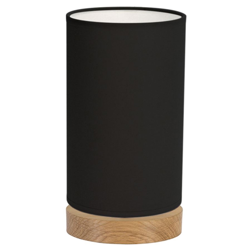 Lampa stołowa FIRE 1xE27/25W/230V dąb/czarny dąb