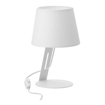 Lampa stołowa GRACIA 1xE27/60W/230V biały