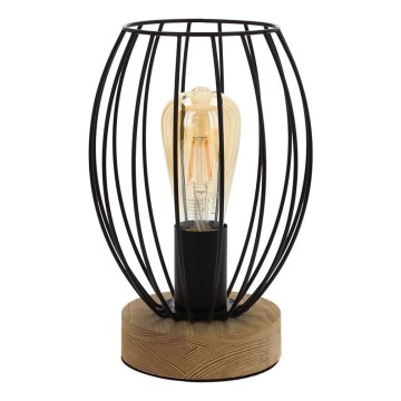 Lampa stołowa GUNNAR 1xE27/25W/230V dąb
