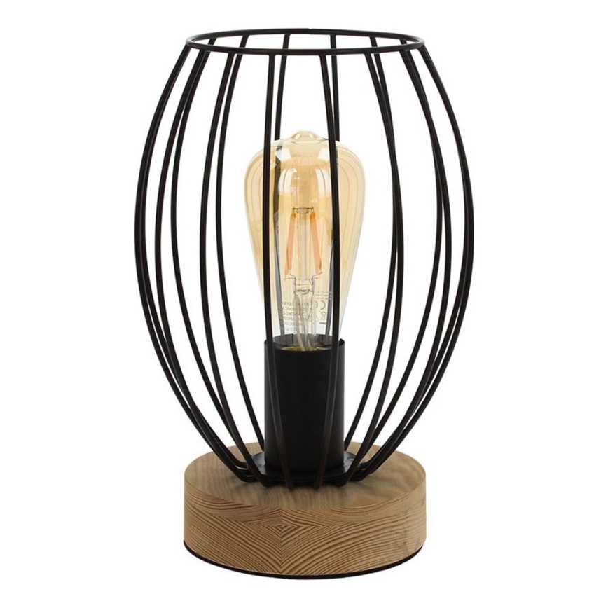 Lampa stołowa GUNNAR 1xE27/25W/230V dąb