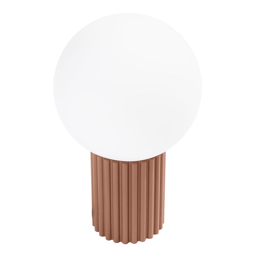 Lampa stołowa HALO 1xG9/8W/230V śr. 12 cm brązowa