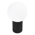 Lampa stołowa HALO 1xG9/8W/230V śr. 12 cm czarna