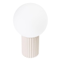 Lampa stołowa HALO 1xG9/8W/230V śr. 12 cm kremowa