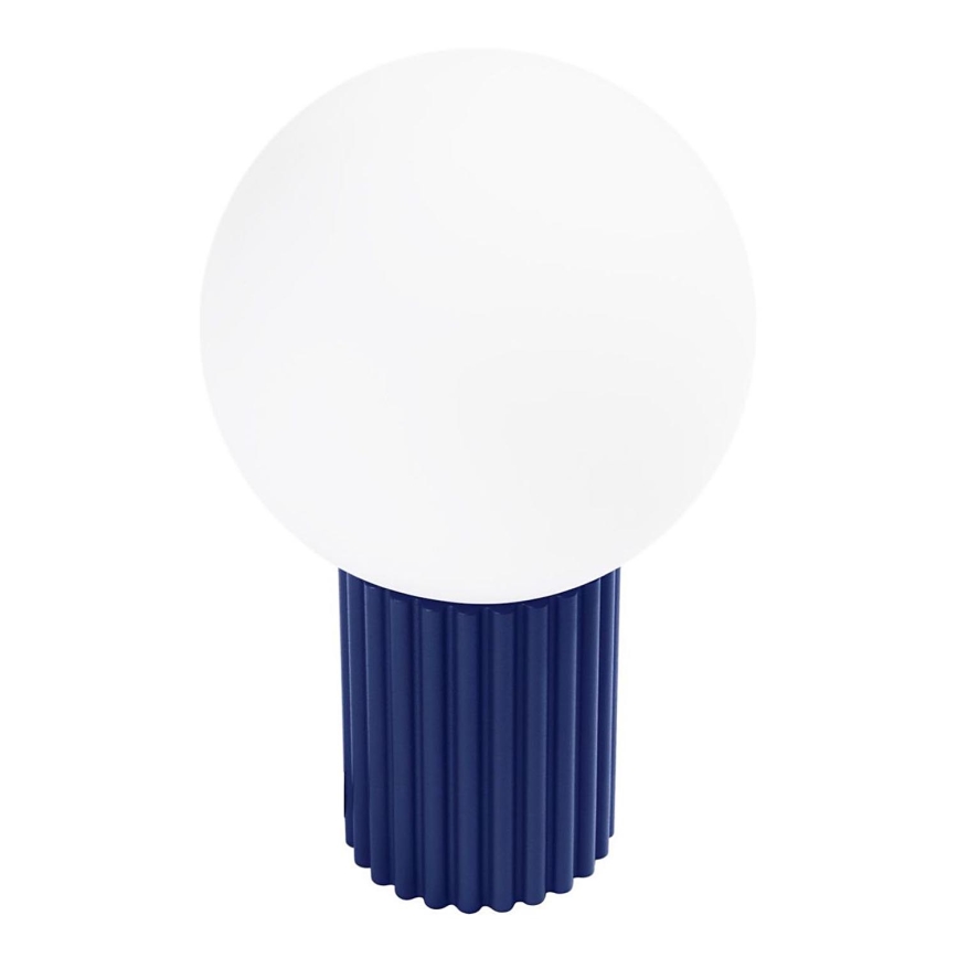 Lampa stołowa HALO 1xG9/8W/230V śr. 12 cm niebieska