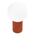 Lampa stołowa HALO 1xG9/8W/230V śr. 12 cm pomarańczowa